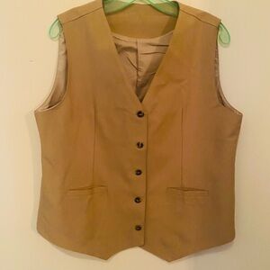 Amazon Tan Sleeveless Vest Top